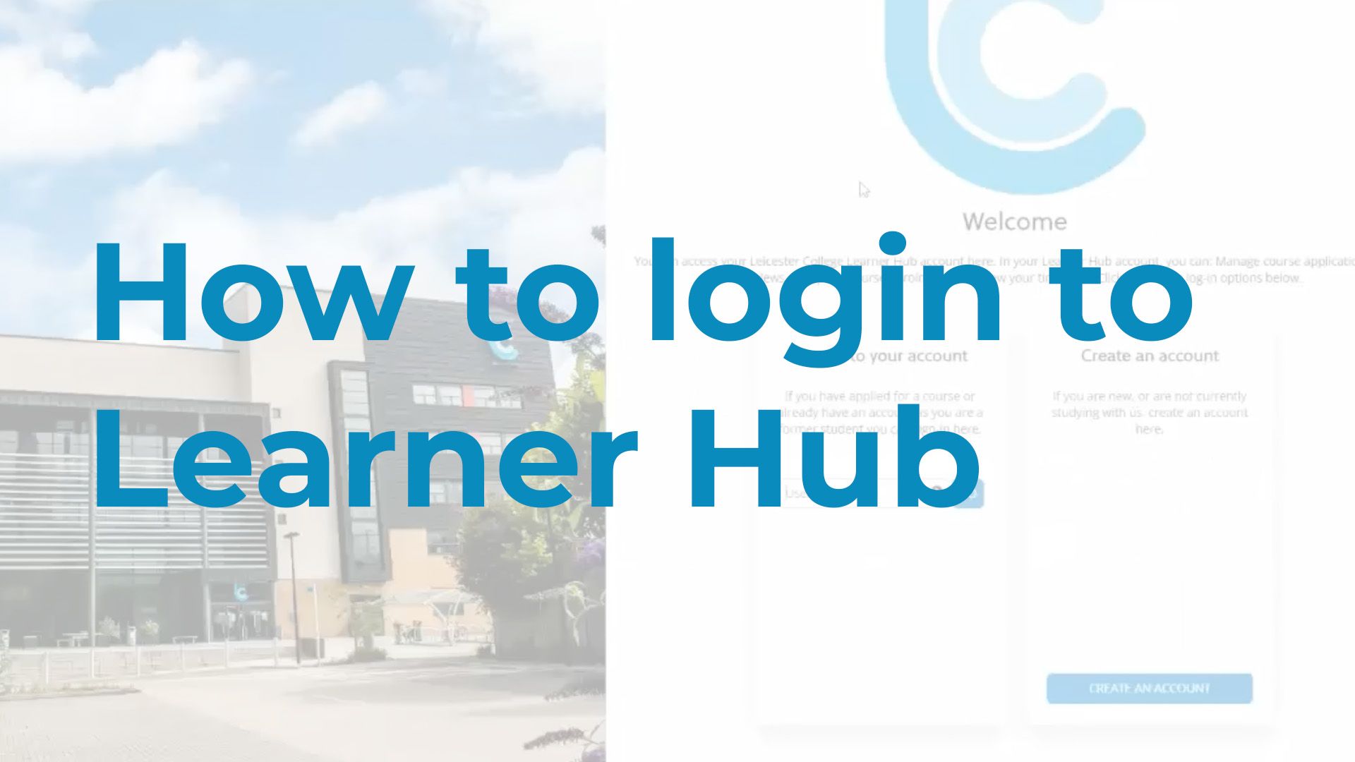 Learner Hub Video